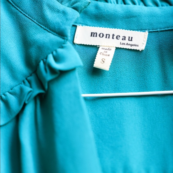 Turquoise dress. Very feminine and elegant. - Picture 2 of 2